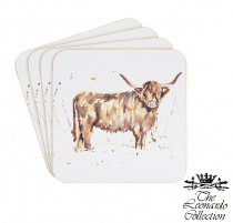 Country Life Highland Cow Coasters