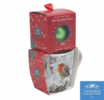 Xmas Robin Frukostmugg