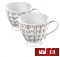 2 st muggar (Mullvad) från La Cafetière